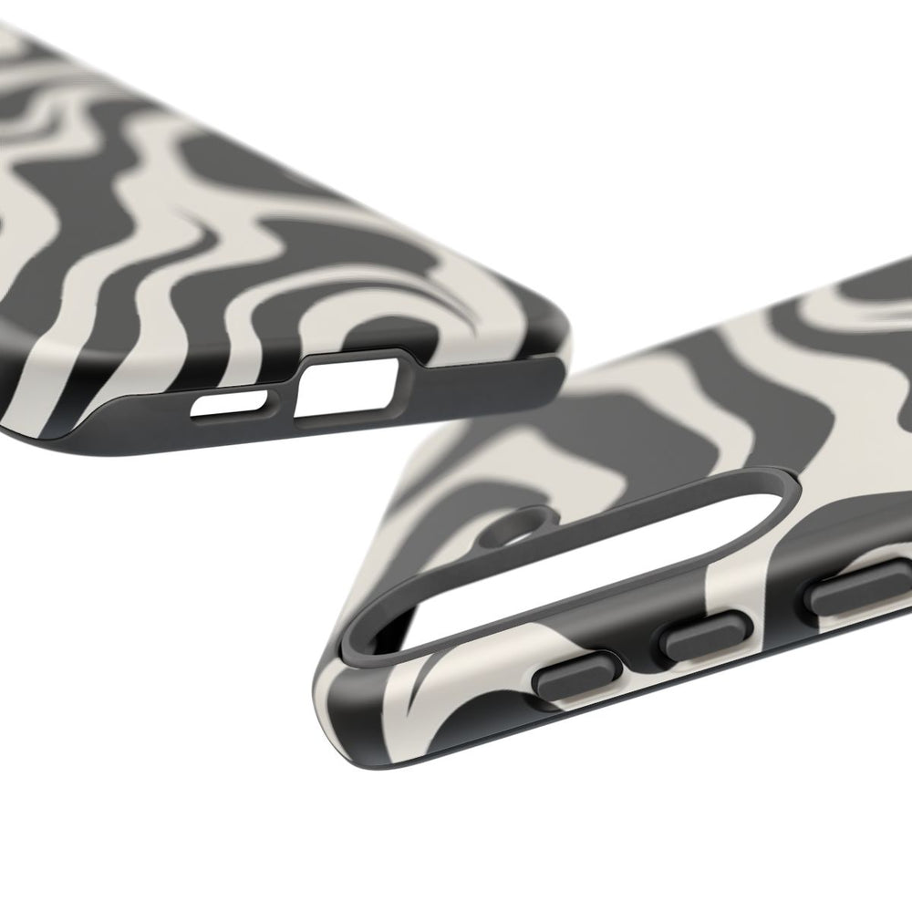 Zwart-Wit Abstract Zebra-Patroon