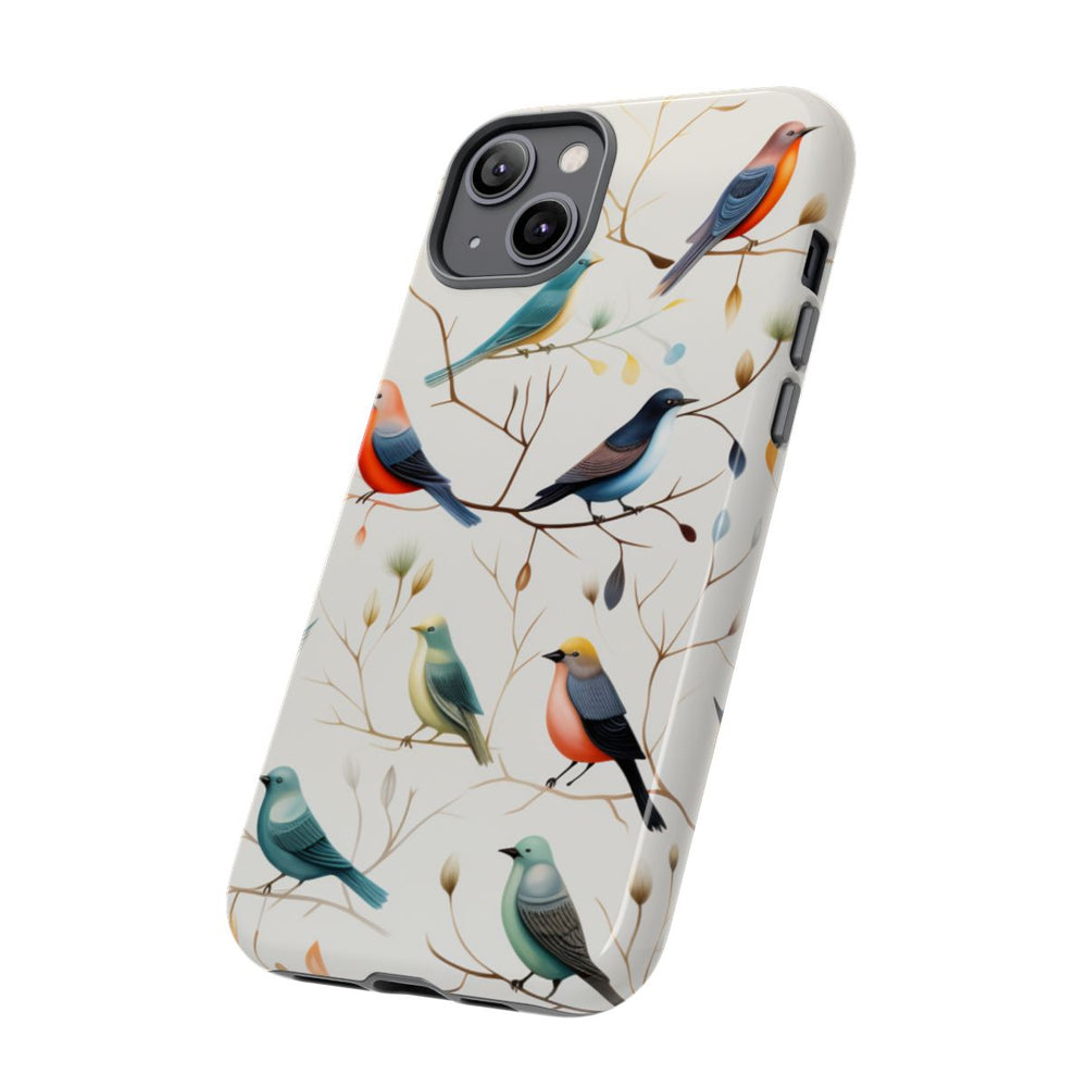 Vrolijke Vogels op Takken Patroon