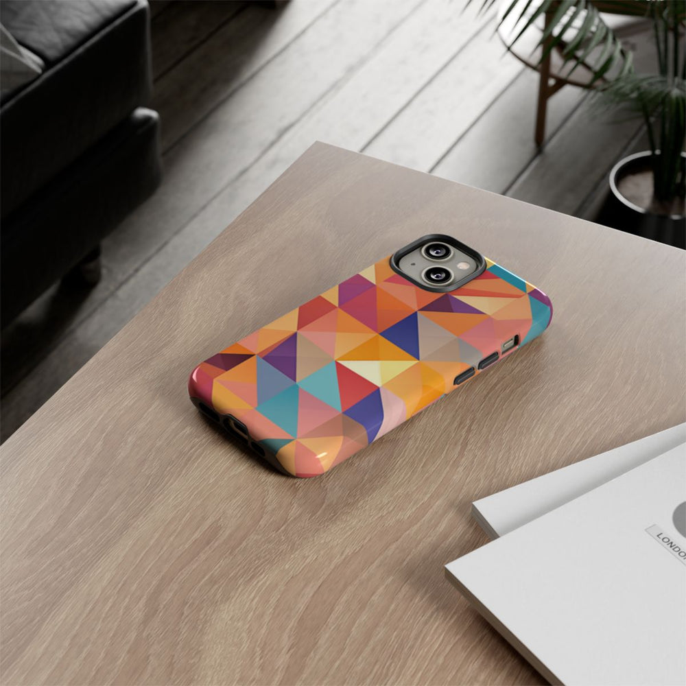 Kleurrijk Geometrisch Hoekpatroon