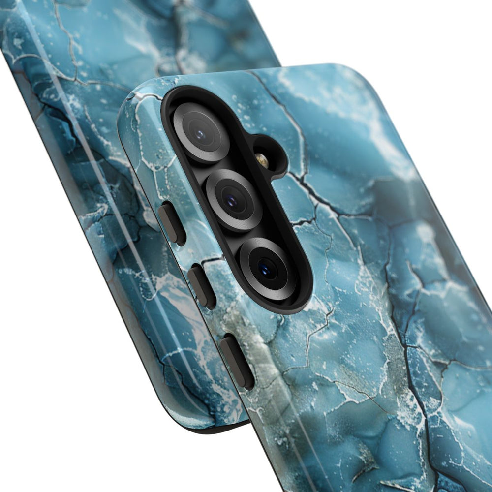 IJzige Fractalstructuur met Grunge