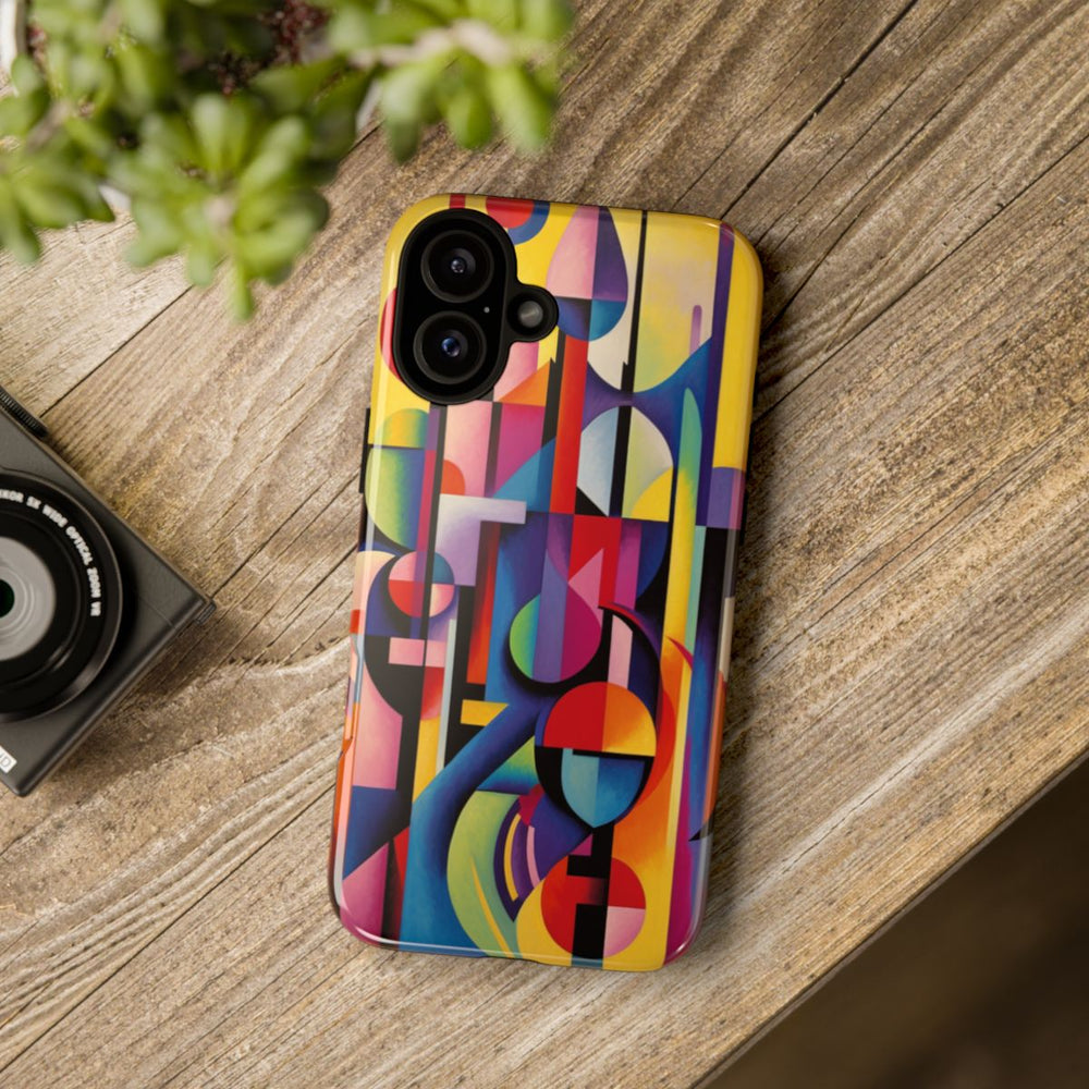Abstracte Geometrische Vormen met Heldere Kleuren