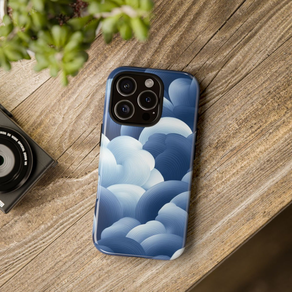 Blauw-Wit Wolkenpatroon