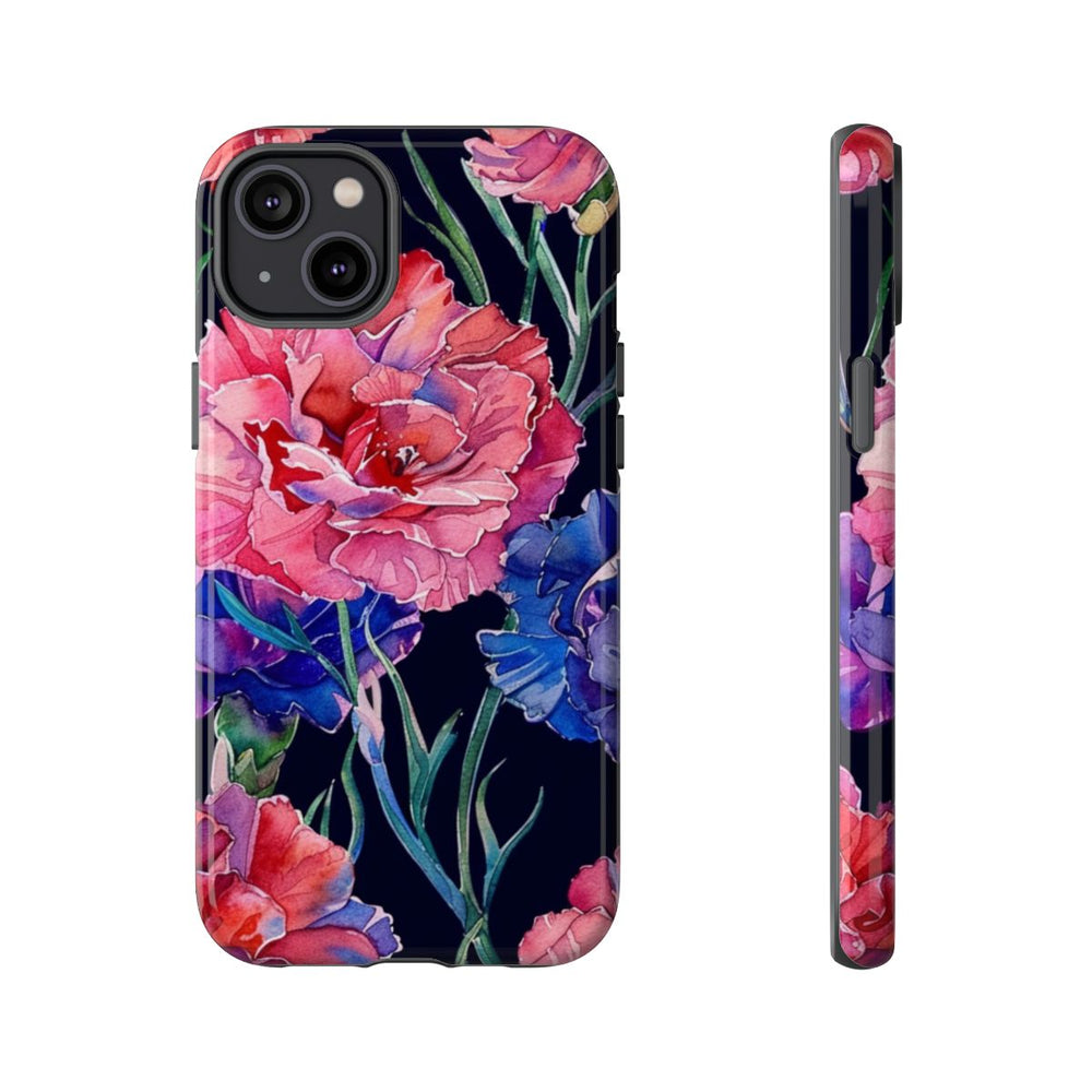 Aquarel Anjers Bloemenpatroon