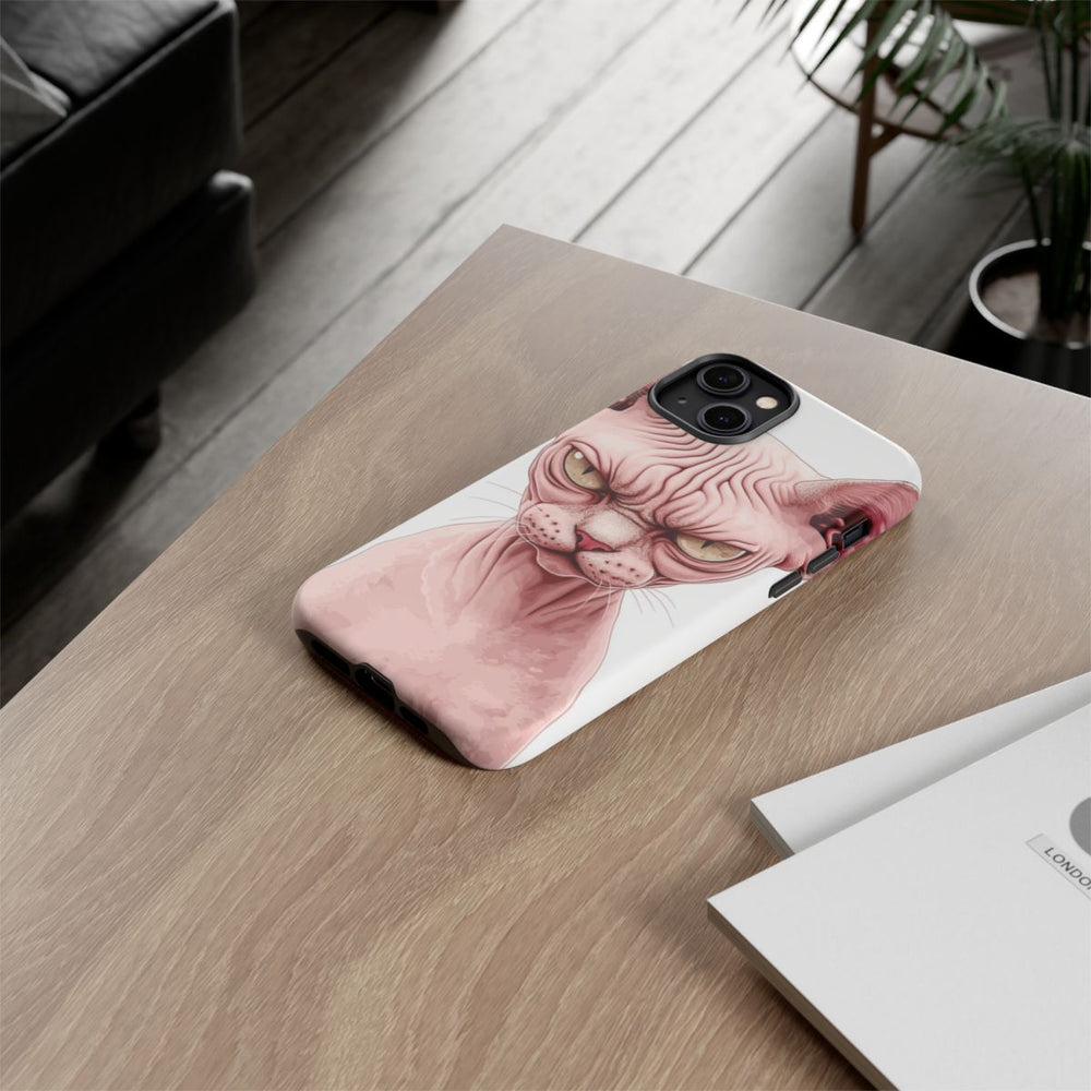 Roze Naaktkat Illustratie