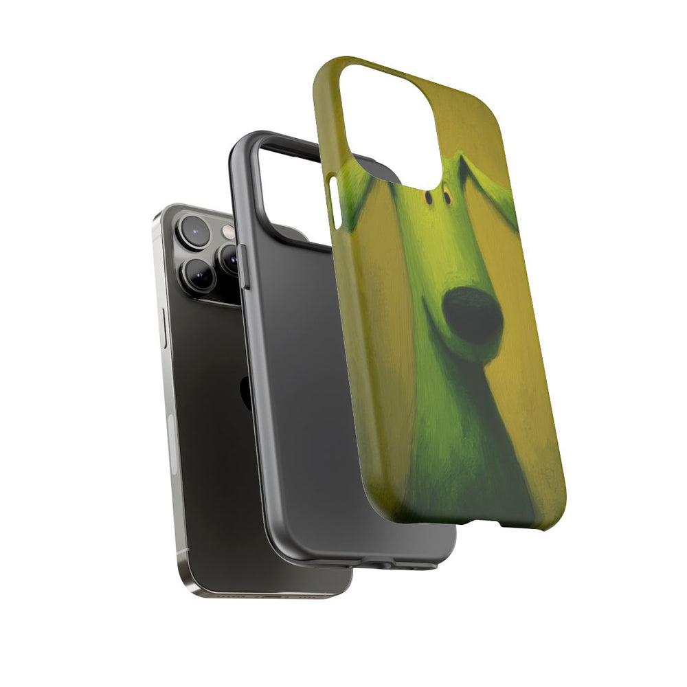 Groene Hond Mat Sterk Hoesje