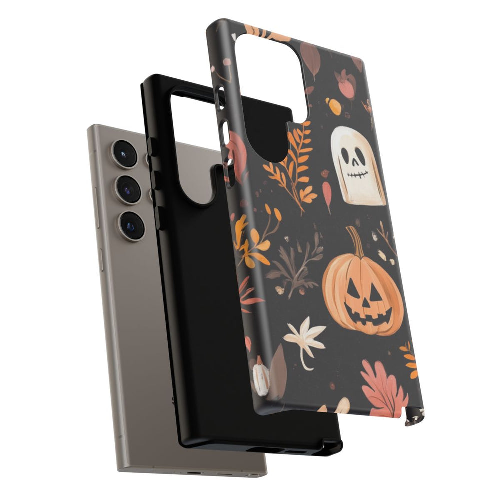 Halloween Pompoen- en Spookmotief