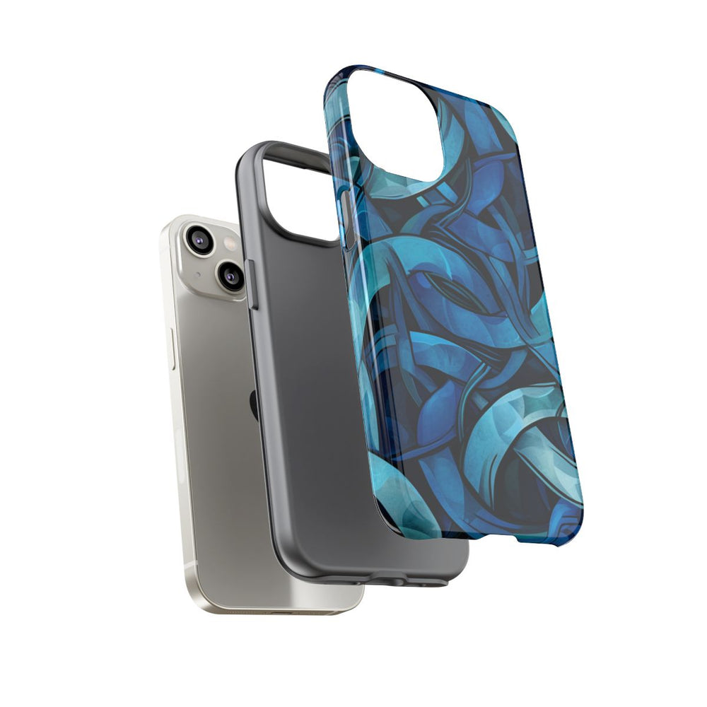 Blauw Keltisch Knoopmotief