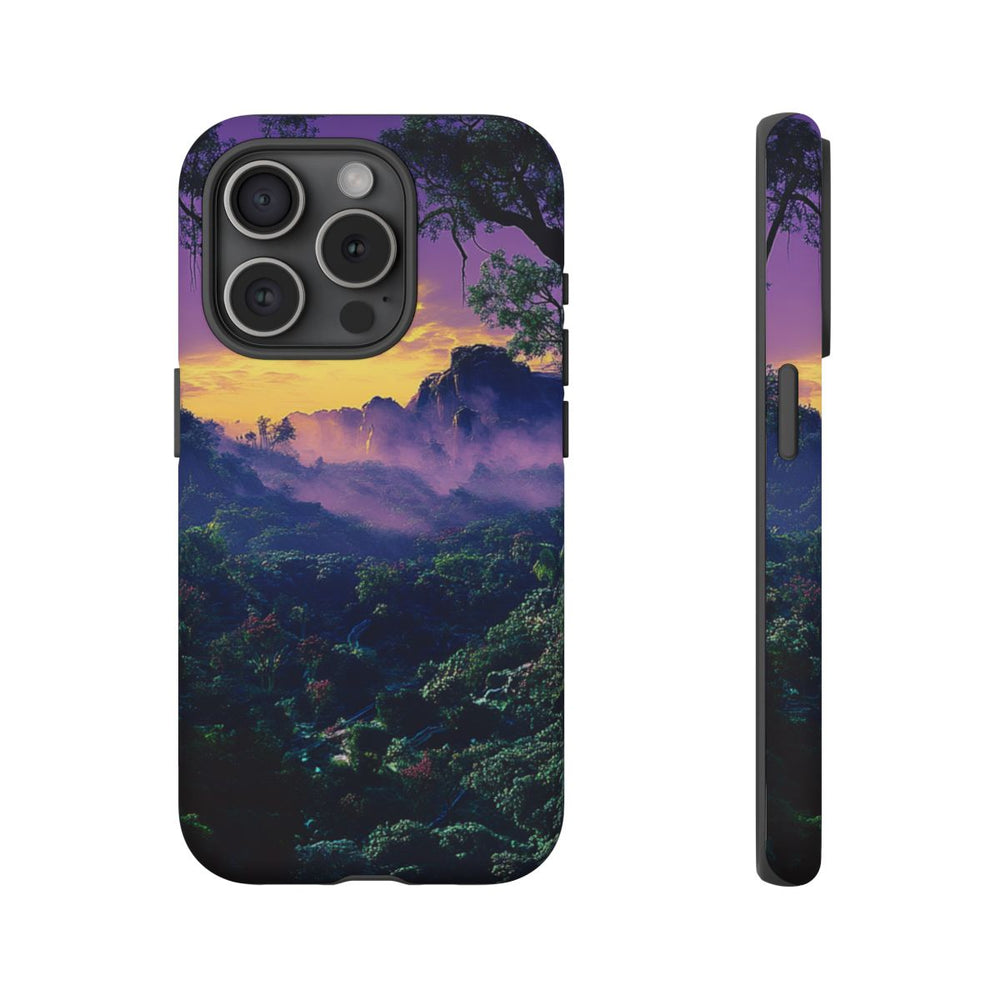Sprookjesachtige Junglezonsondergang