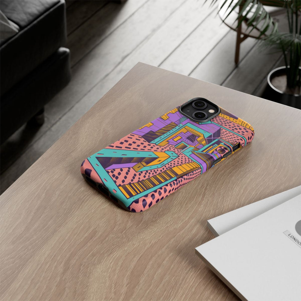 Geometrisch Abstract Patroon met Dieptewerking