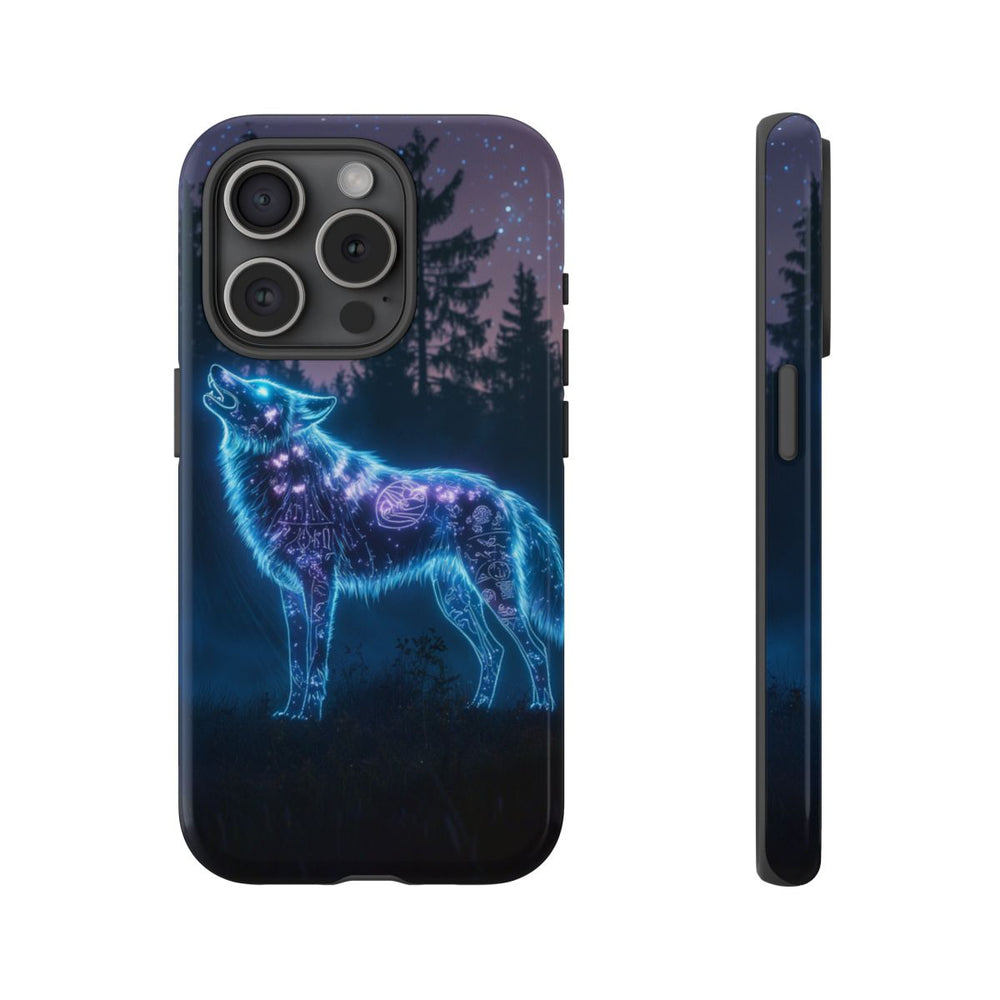 Gloeiende Wolf met Oeroude Symbolen