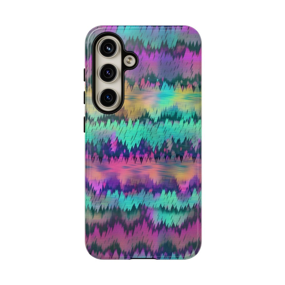 Kleurrijk Glitch Patroon Abstract Design