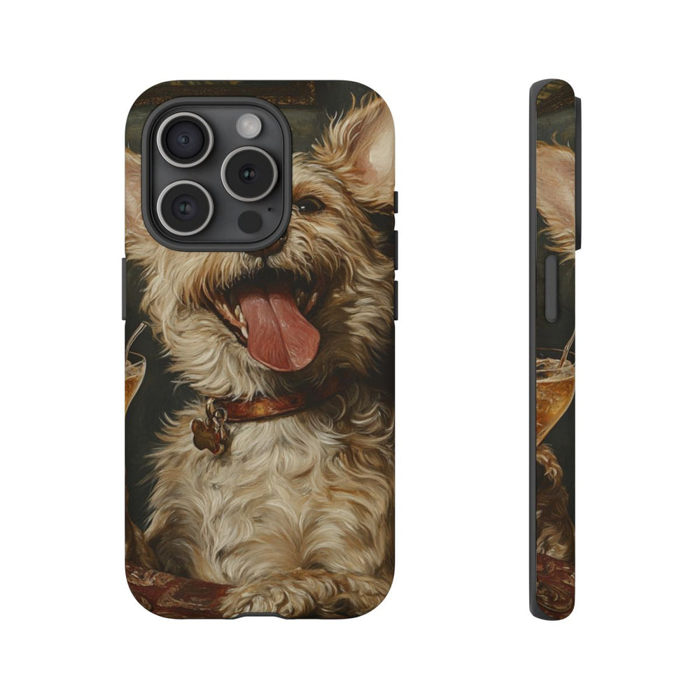 Vrolijke Terrier met Cocktail