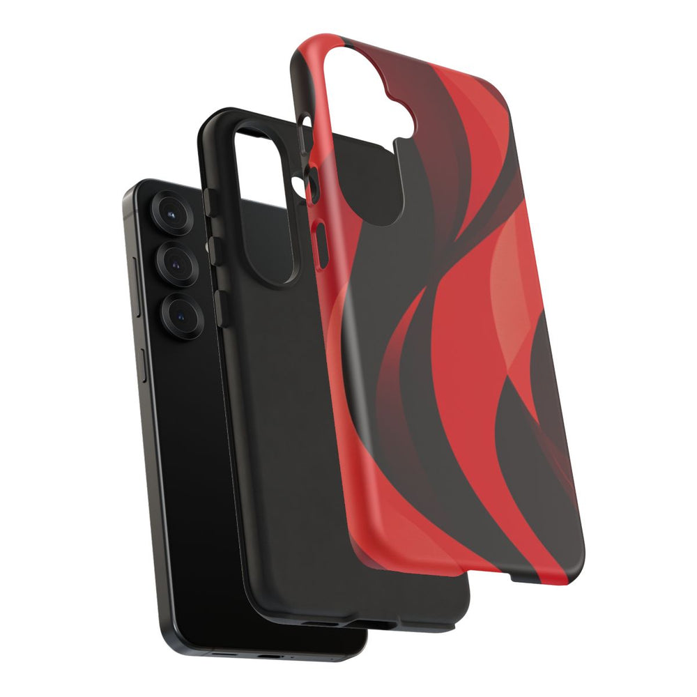 Modern Rood Golfpatroon