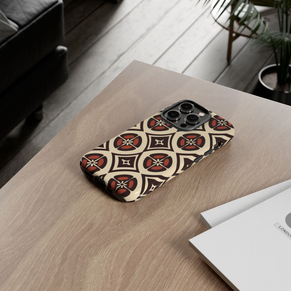Geometrisch Bruin-Beige Patroon