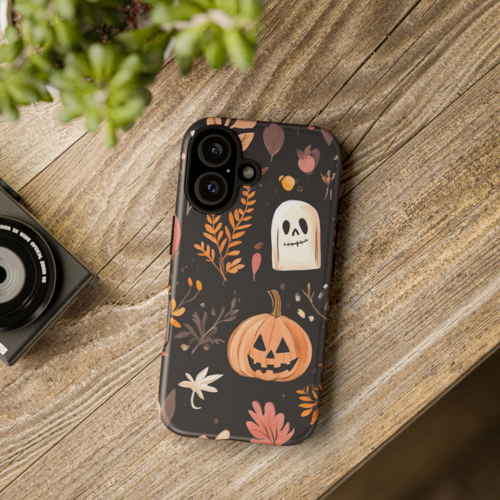 Halloween Pompoen- en Spookmotief