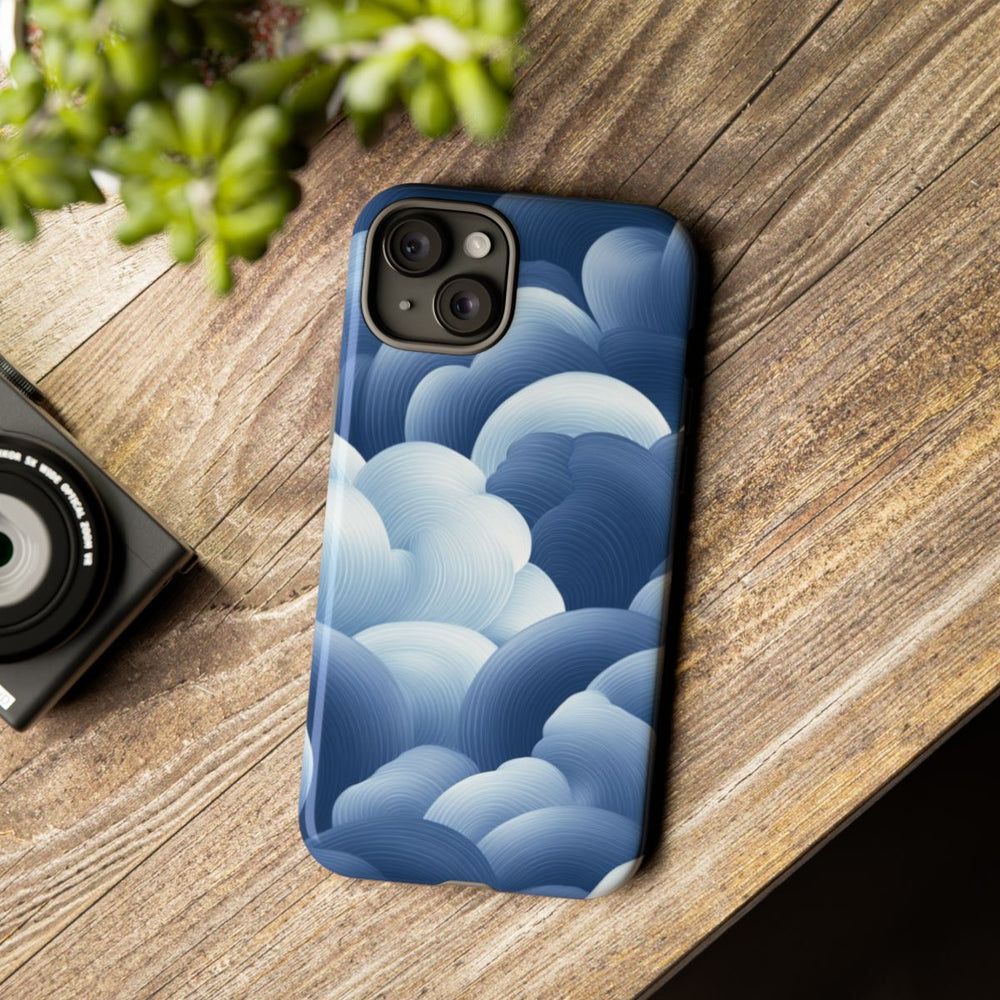 Blauw-Wit Wolkenpatroon