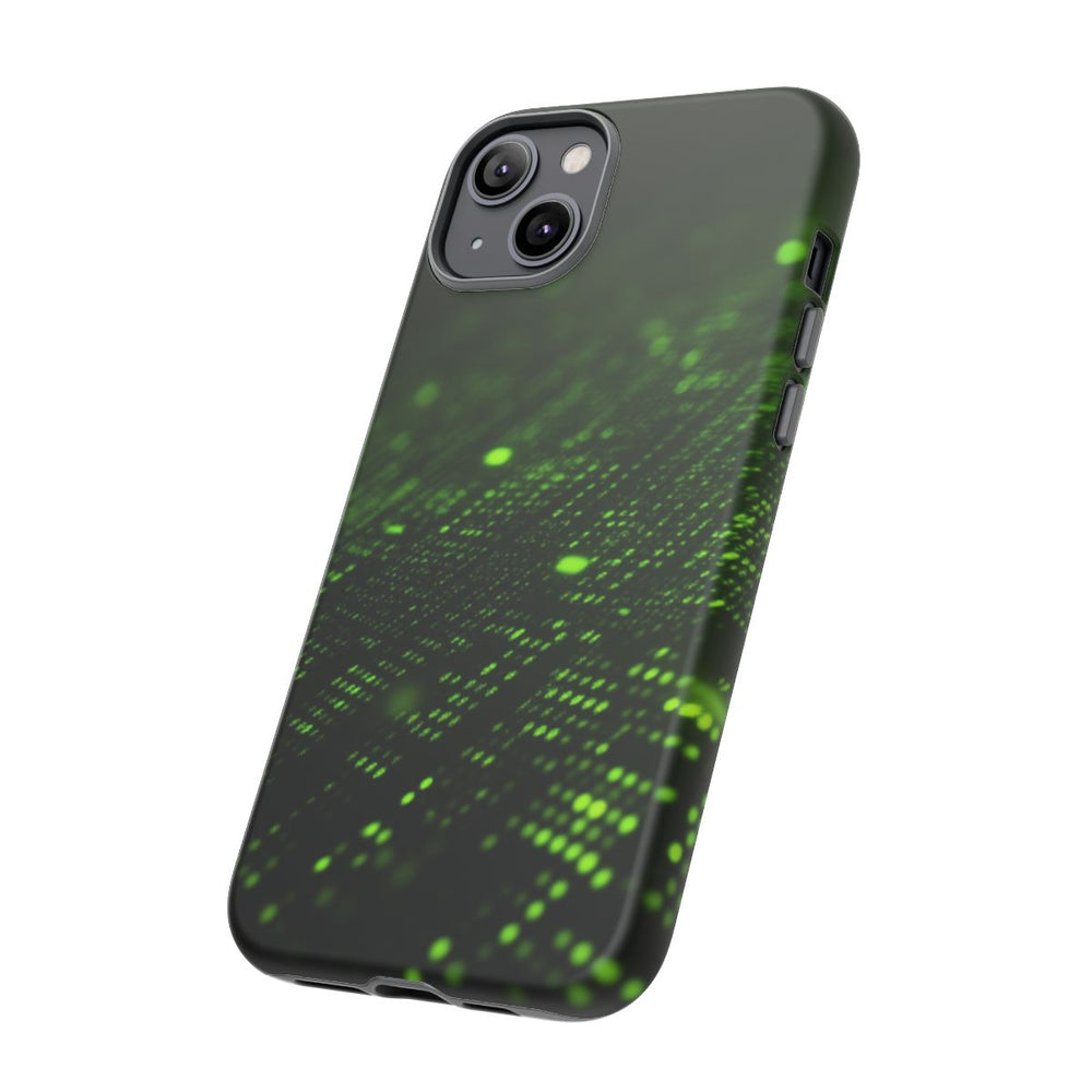 Abstract Groen Digitaal Rasterpatroon