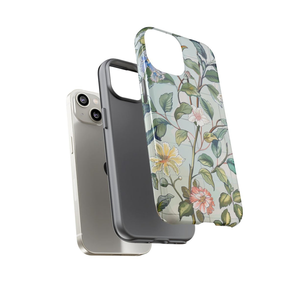 Vintage Bloemenpatroon met Vlinders