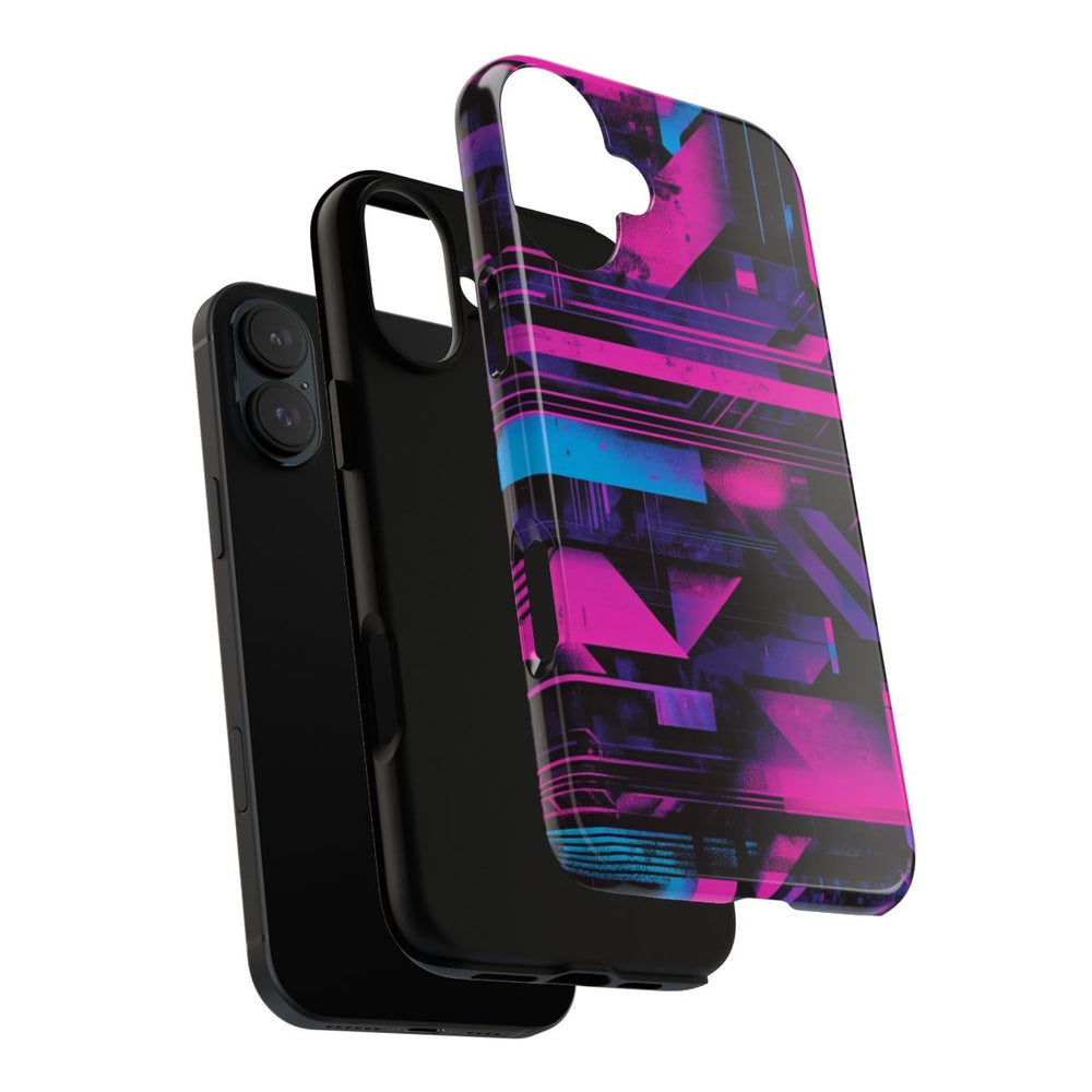 Neon Geometrisch Abstract Patroon