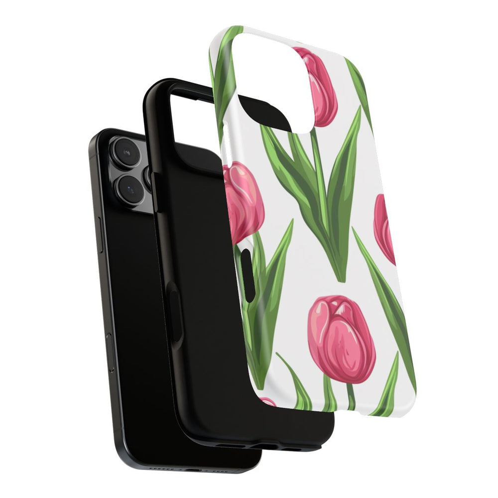 Roze Tulp Bloemenpatroon