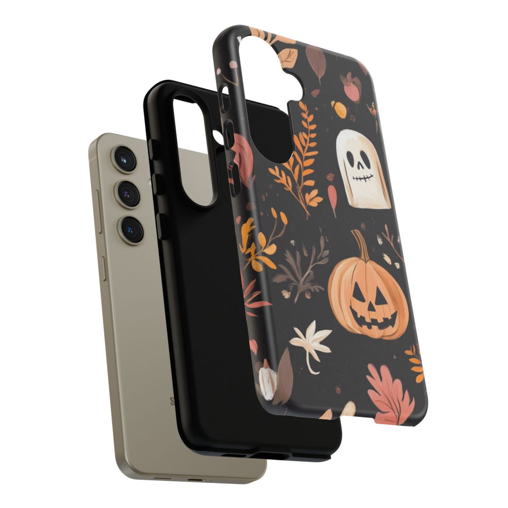 Halloween Pompoen- en Spookmotief