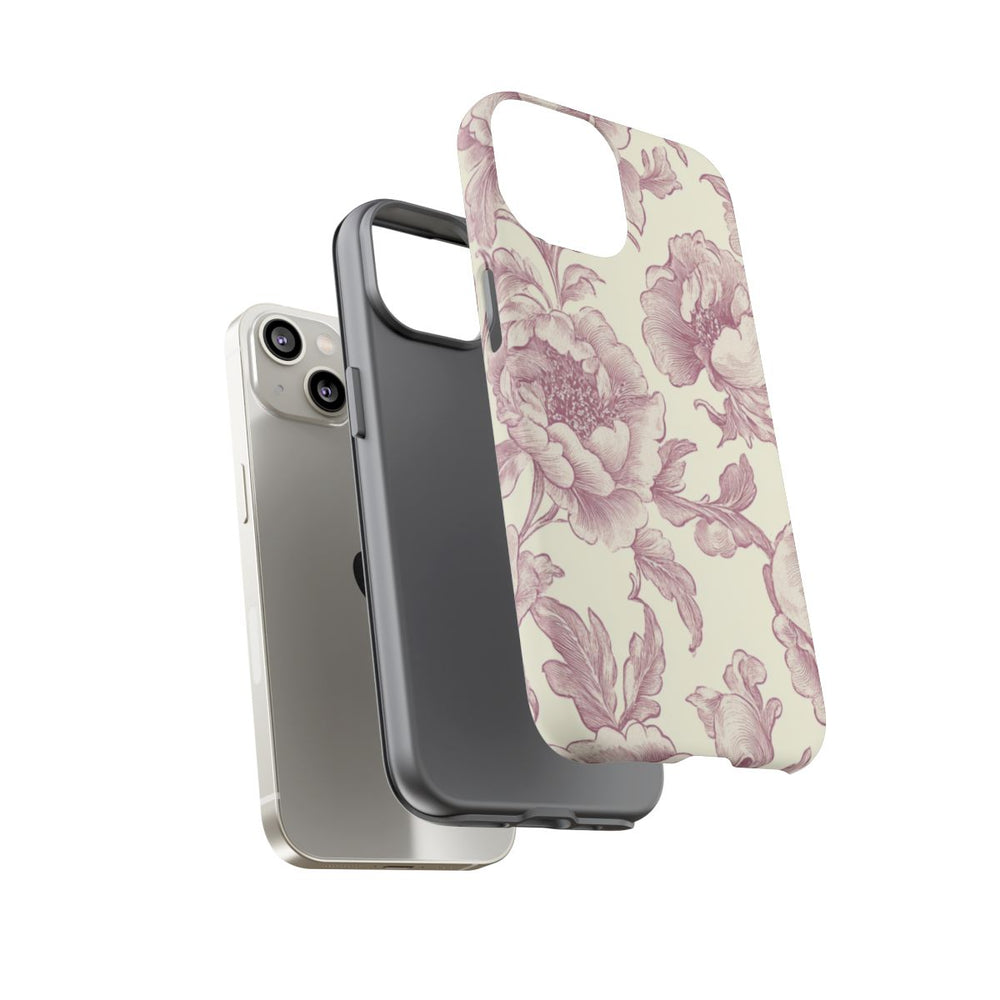 Elegante Victoriaanse Bloemenprint