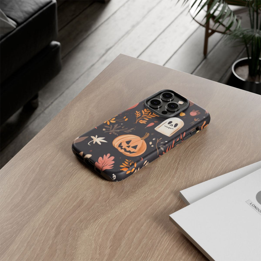 Halloween Pompoen- en Spookmotief