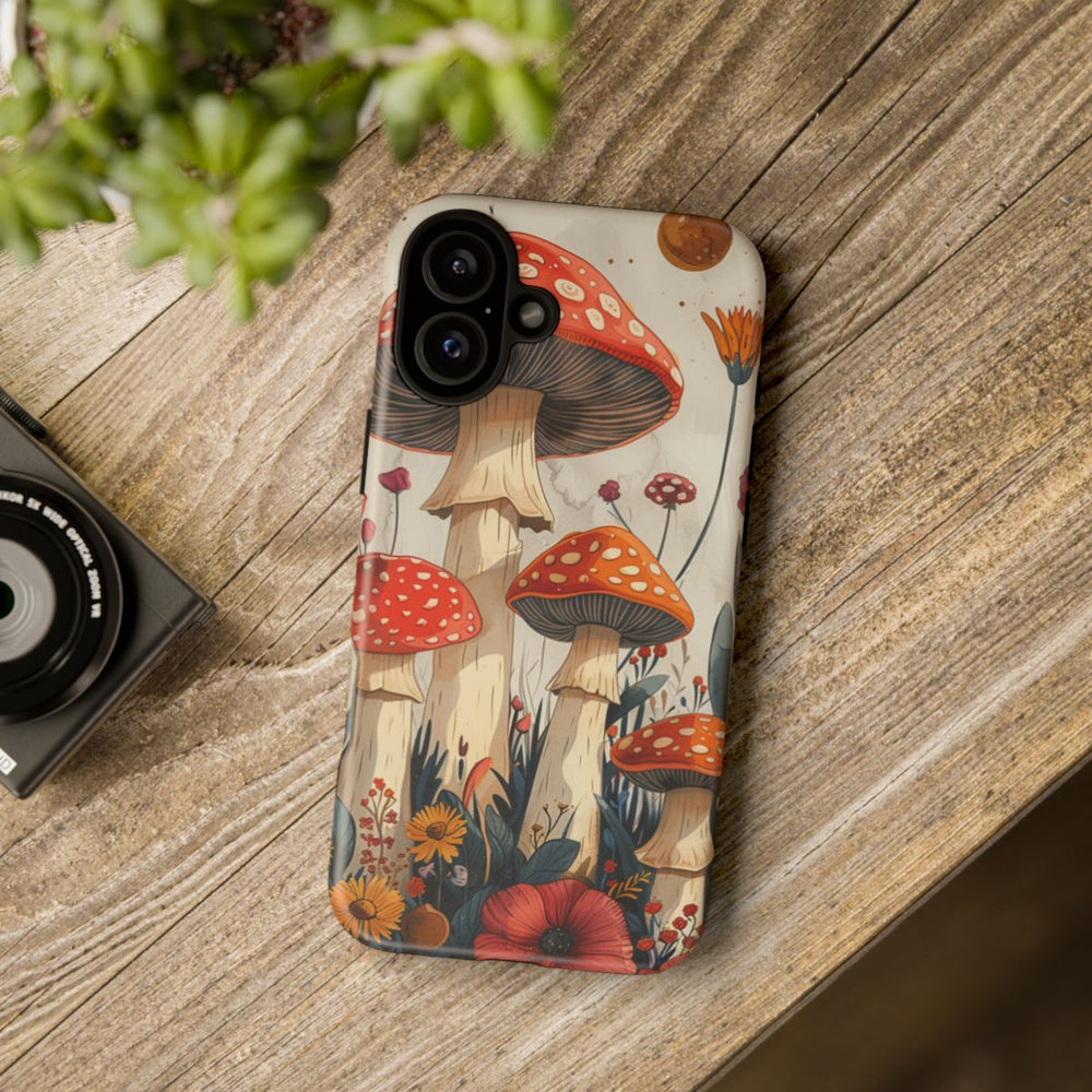 Vrolijke Paddenstoelen en Bloemen