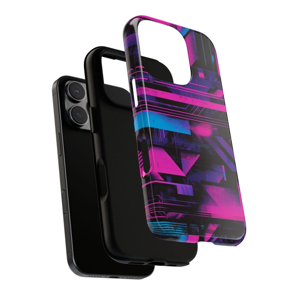 Neon Geometrisch Abstract Patroon
