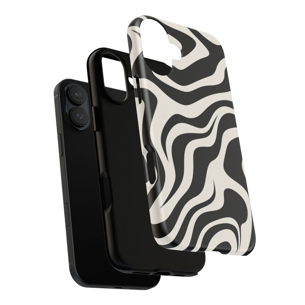 Zwart-Wit Abstract Zebra-Patroon