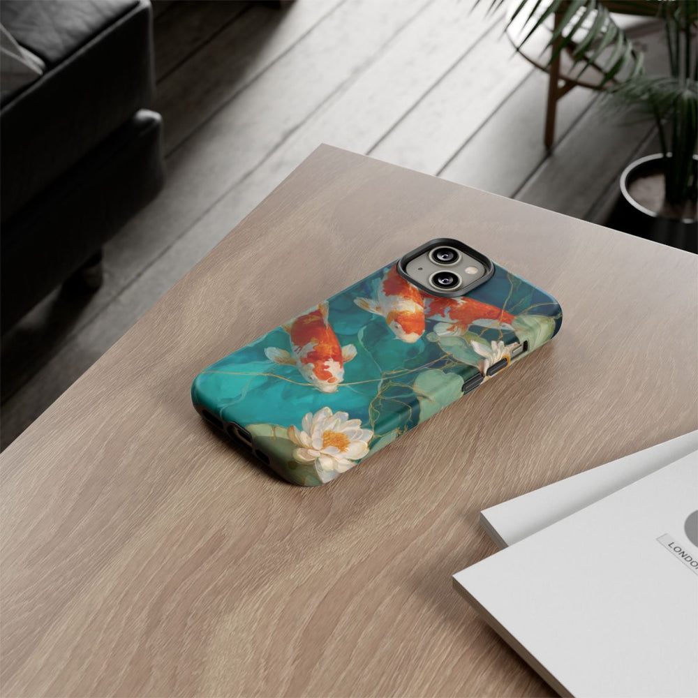 Kleurrijke Koi en Waterlelies