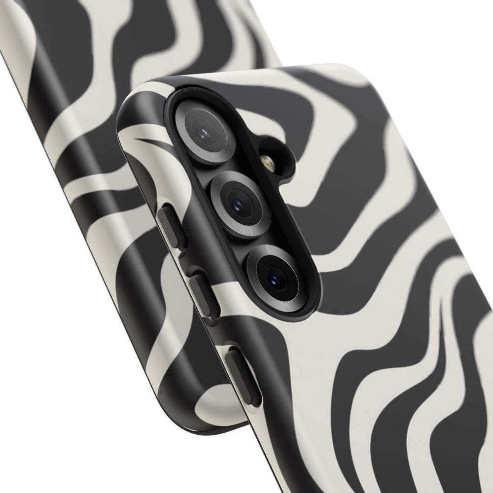 Zwart-Wit Abstract Zebra-Patroon