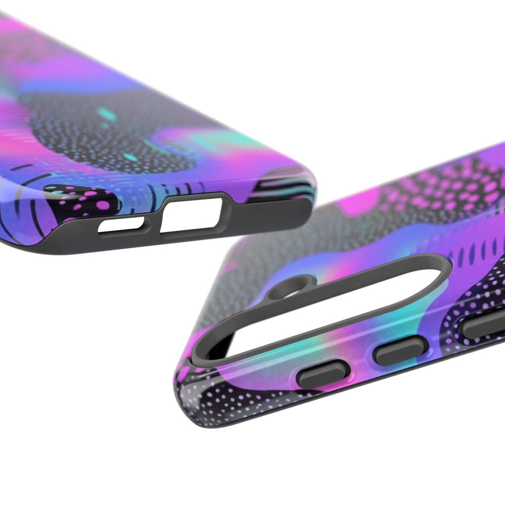Abstract Neon Vaporwave Patroon