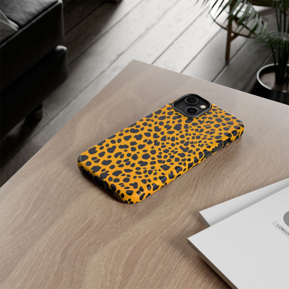 Zwart-Oranje Dierenprintpatroon