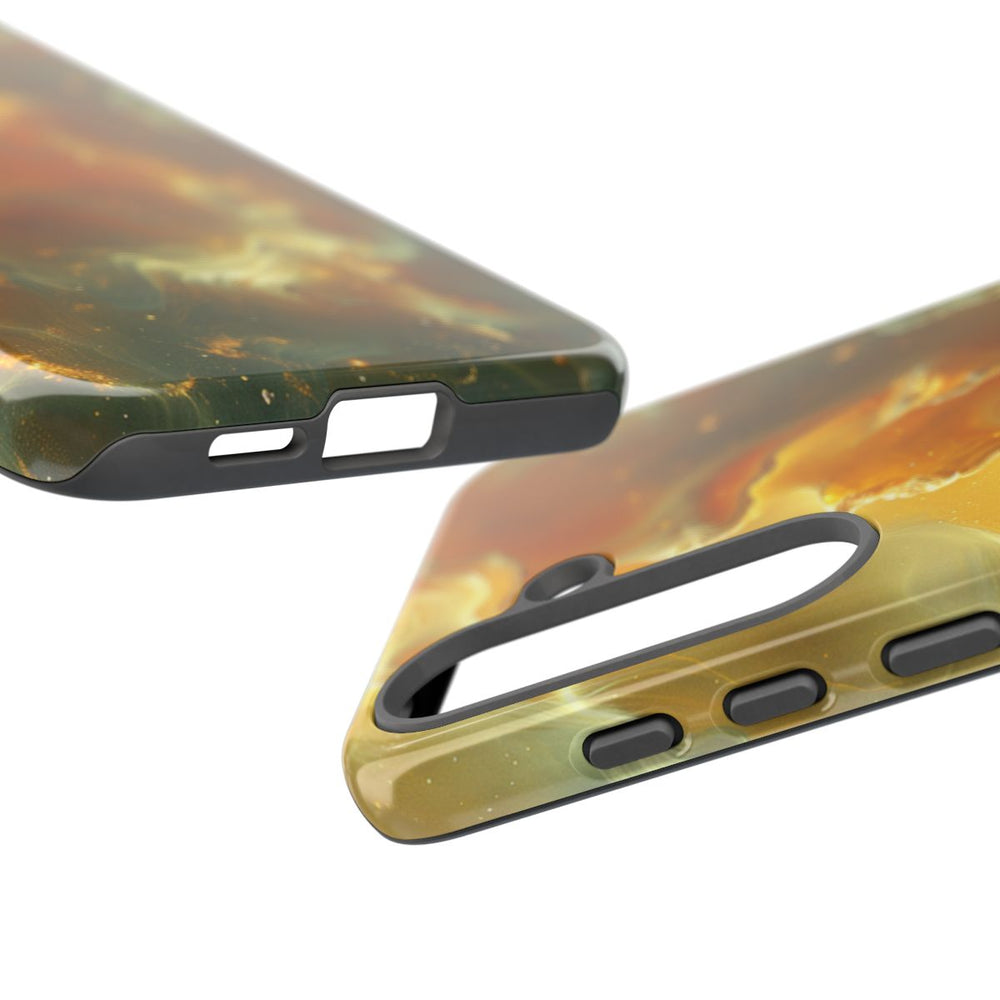 Gouden Nebula Abstract Design