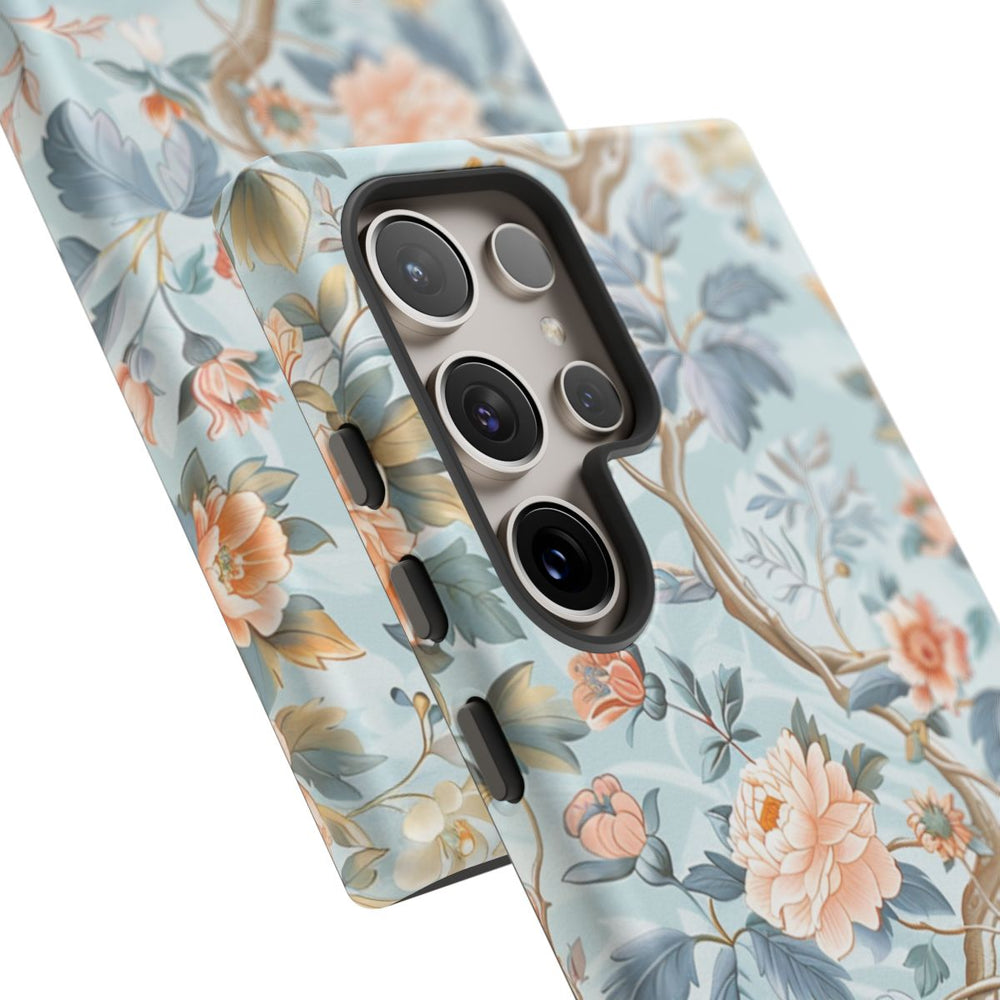Pastel Chinoiserie Bloemenpatroon