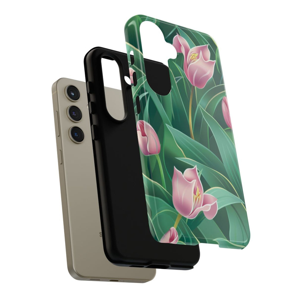 Roze Tulp Bloemenpatroon