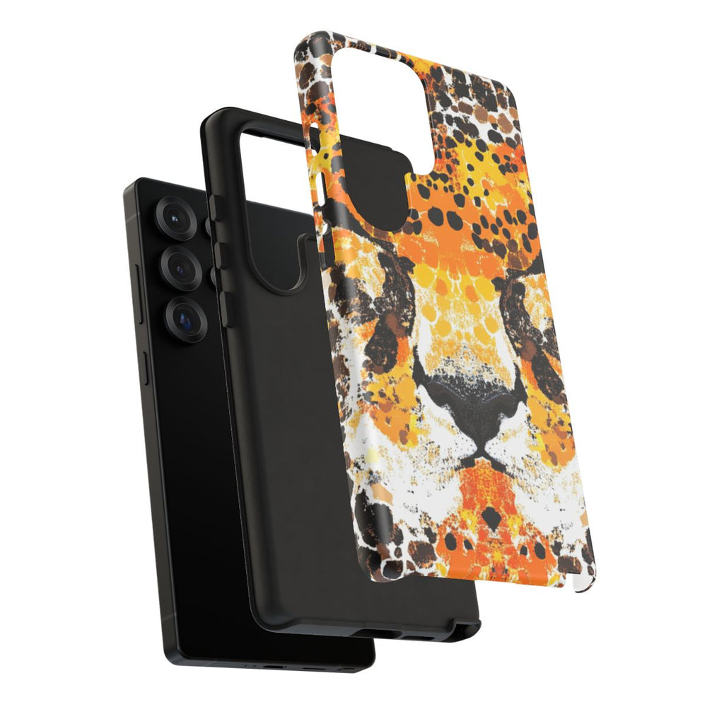 Abstracte Cheeta Gezichtspatroon