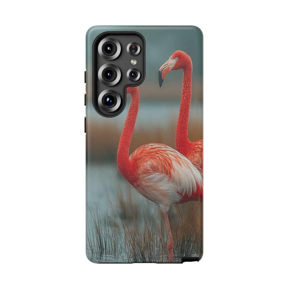 Flamingo's bij Water en Riet