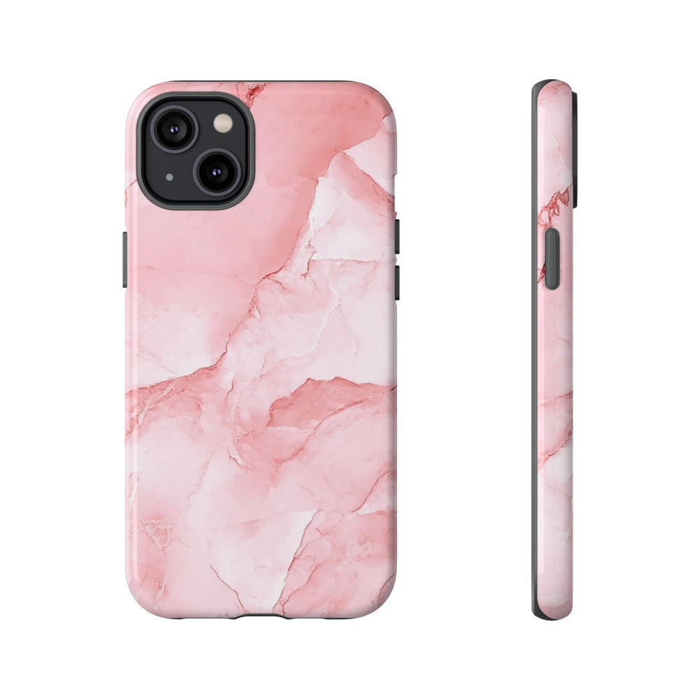 Roze Marmerstructuur met Glanzende Afwerking
