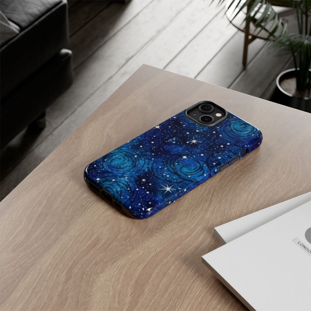 Blauw Sterrenstelsel Patroon