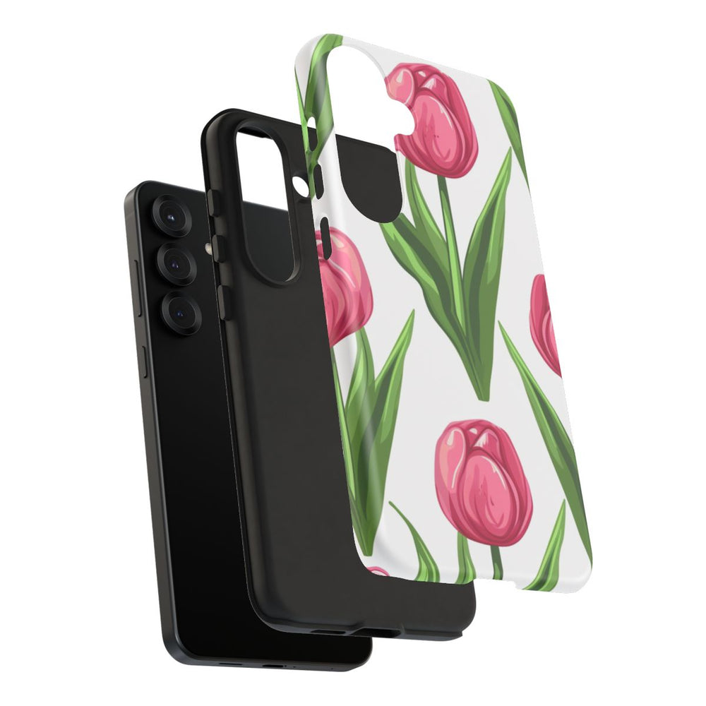 Roze Tulp Bloemenpatroon