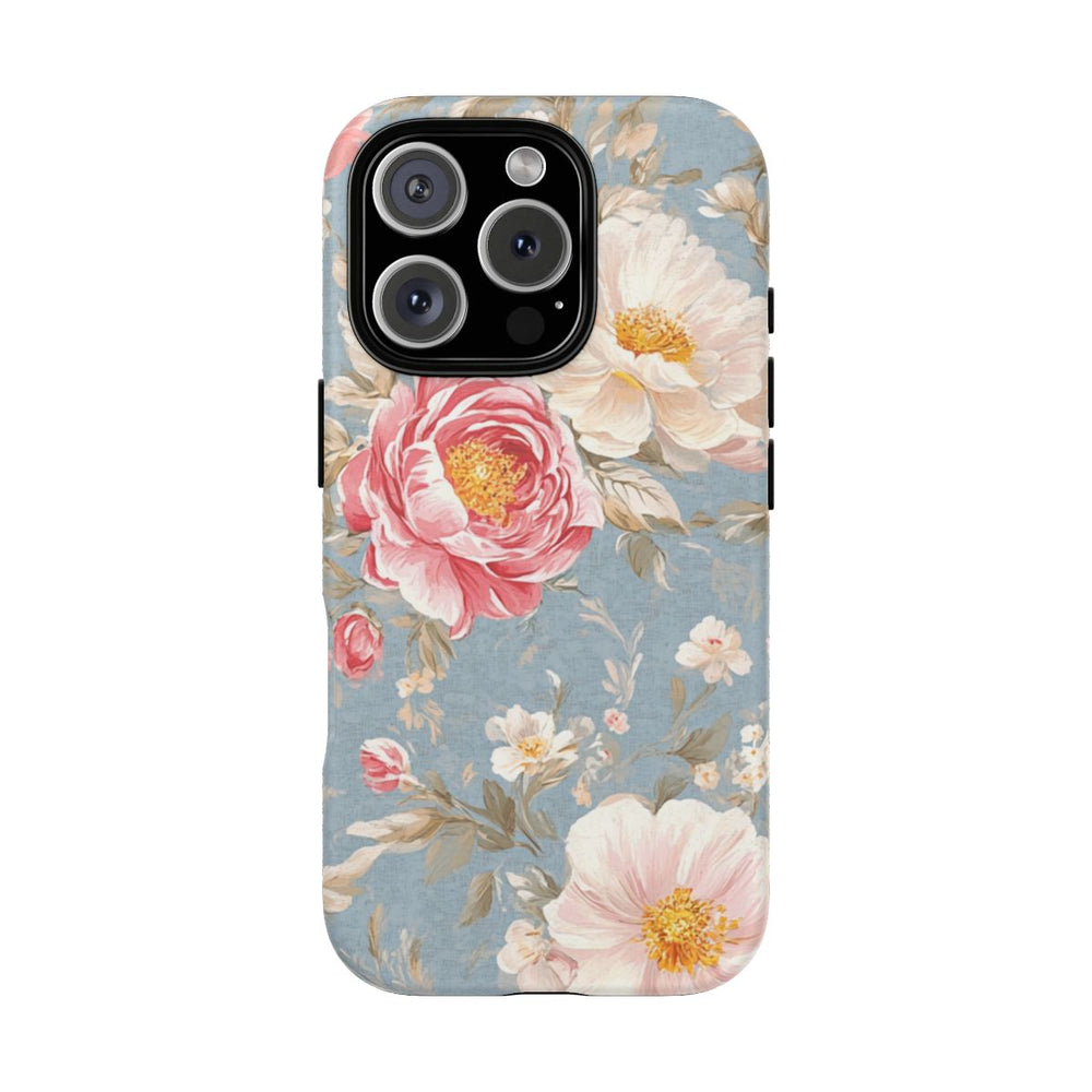 Romantisch Roze-Wit Bloemenpatroon
