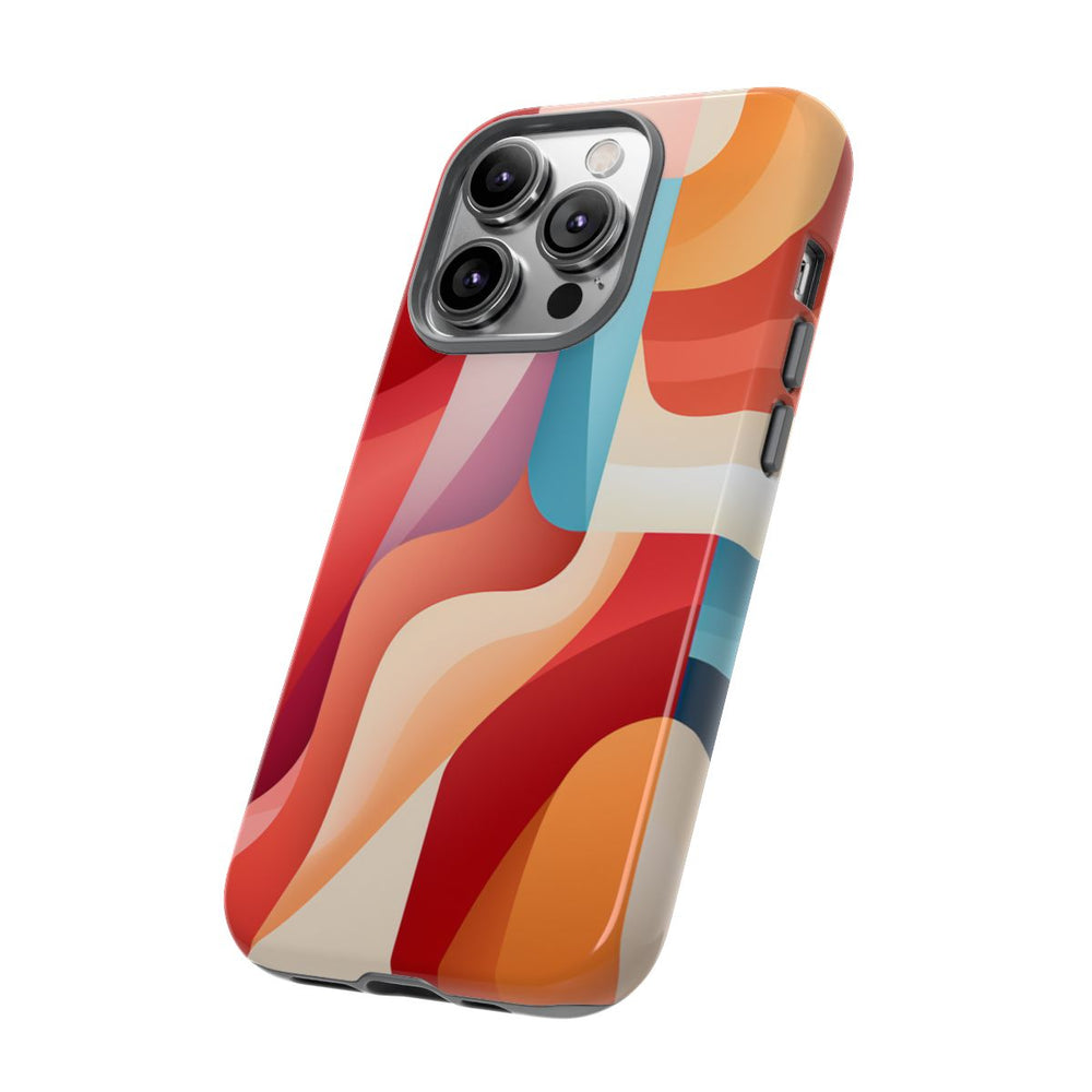 Abstracte Kleurrijke Gebogen Vormen