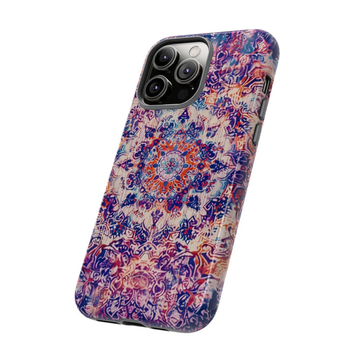 Gedetailleerd Psychedelisch Oosters Tapijtpatroon