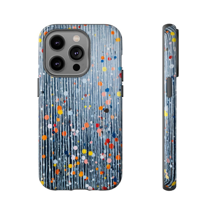 Kleurrijk Abstract Patroon met Dots en Lijnen