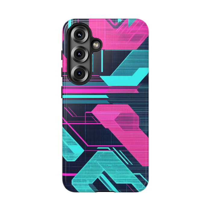 Neon Geometrisch Cyberpunkpatroon
