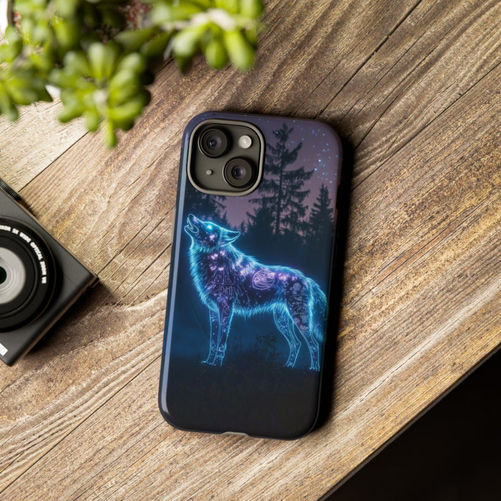 Gloeiende Wolf met Oeroude Symbolen