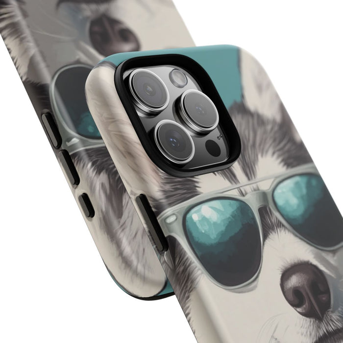Stoere Husky met Zonnebril