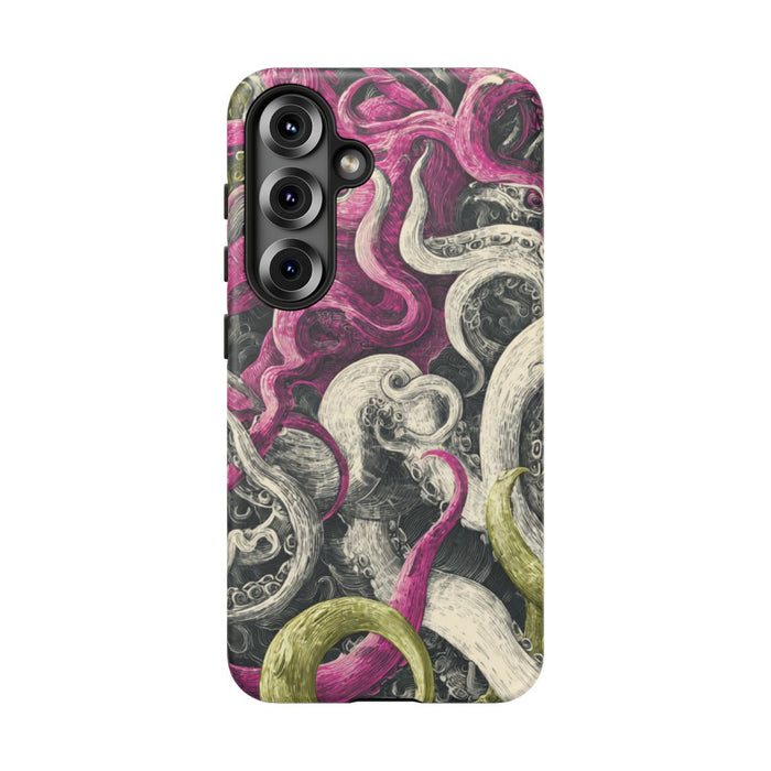 Gedetailleerd Tentakelpatroon met Wervelende Swirls